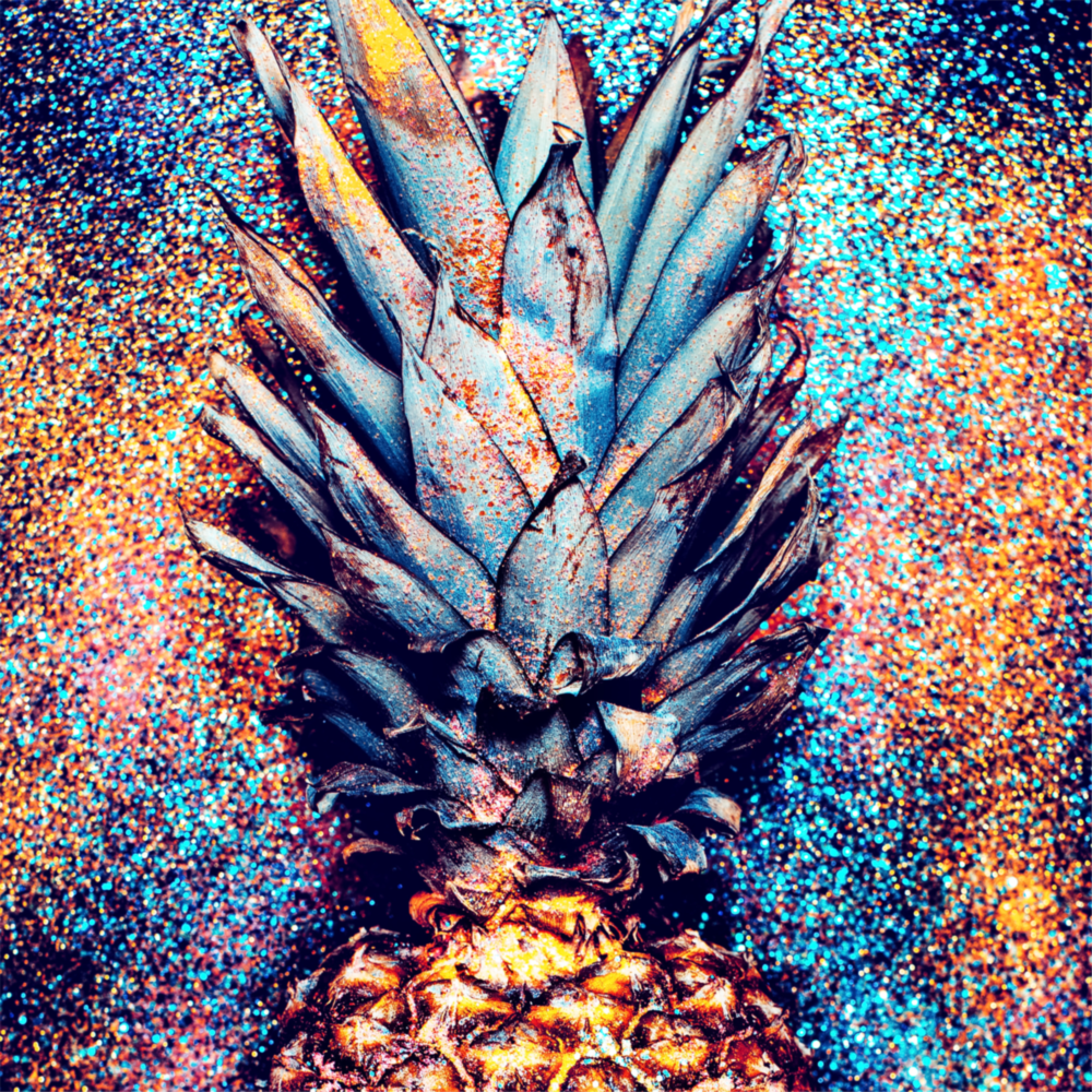 Ananas Impression sur verre