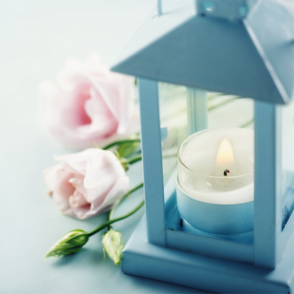 Arte della parete di vetro Candela