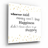 Arte de pared de vidrio de Shopping