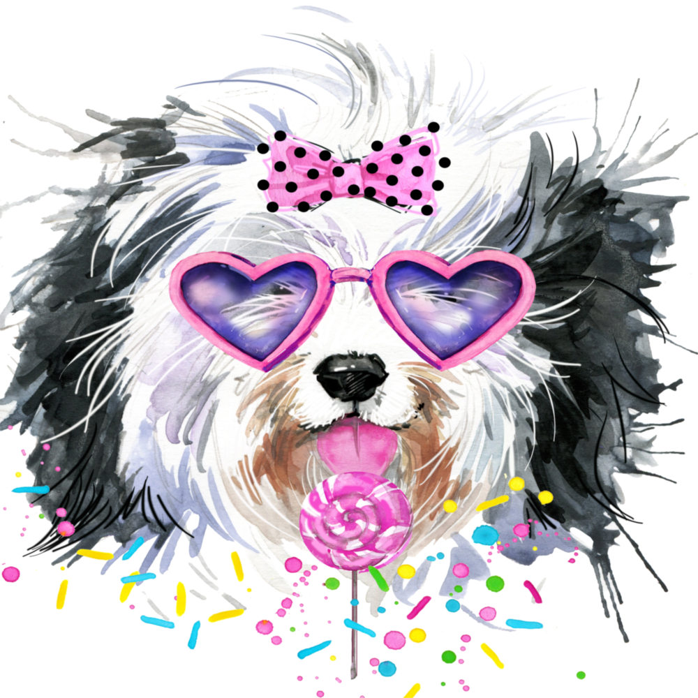 Arte de pared de vidrio de Cane carino