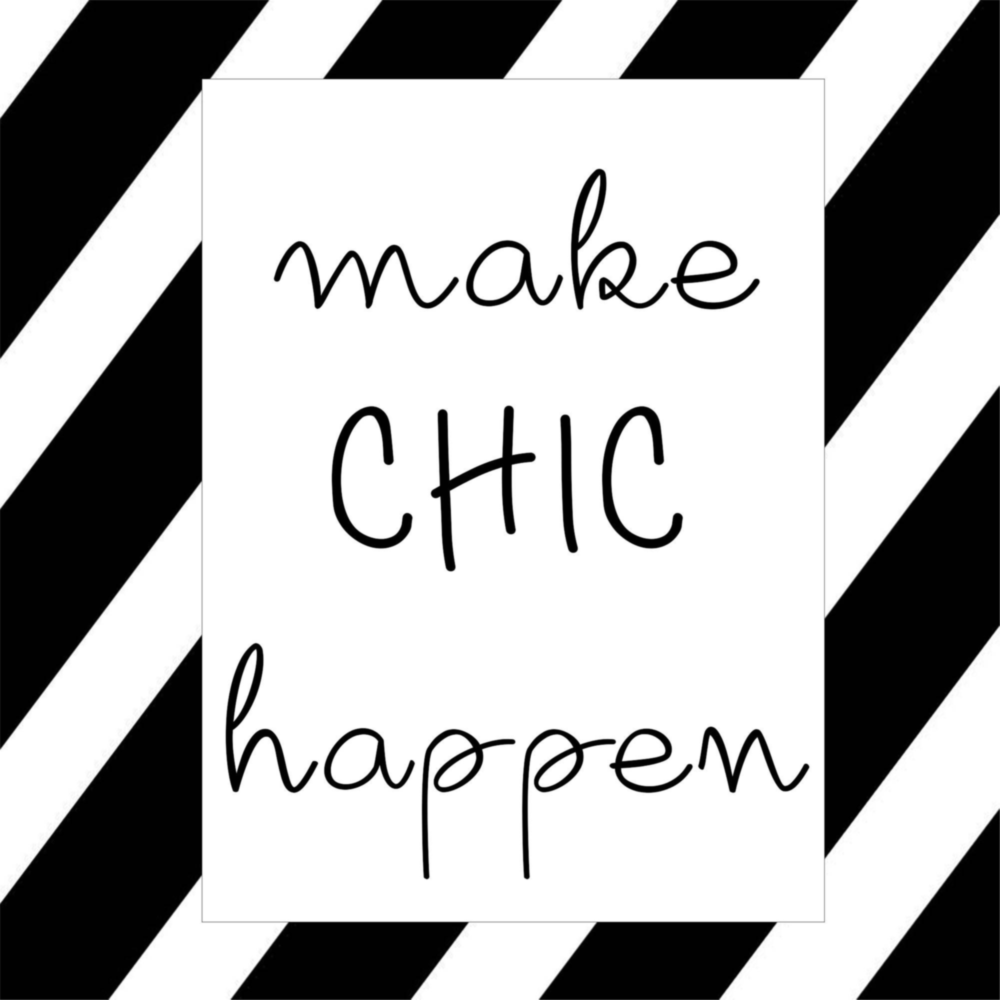 Arte de pared de vidrio de Chic