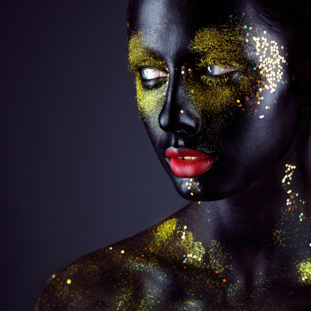 Woman Portrait 2 Glass Wall Art