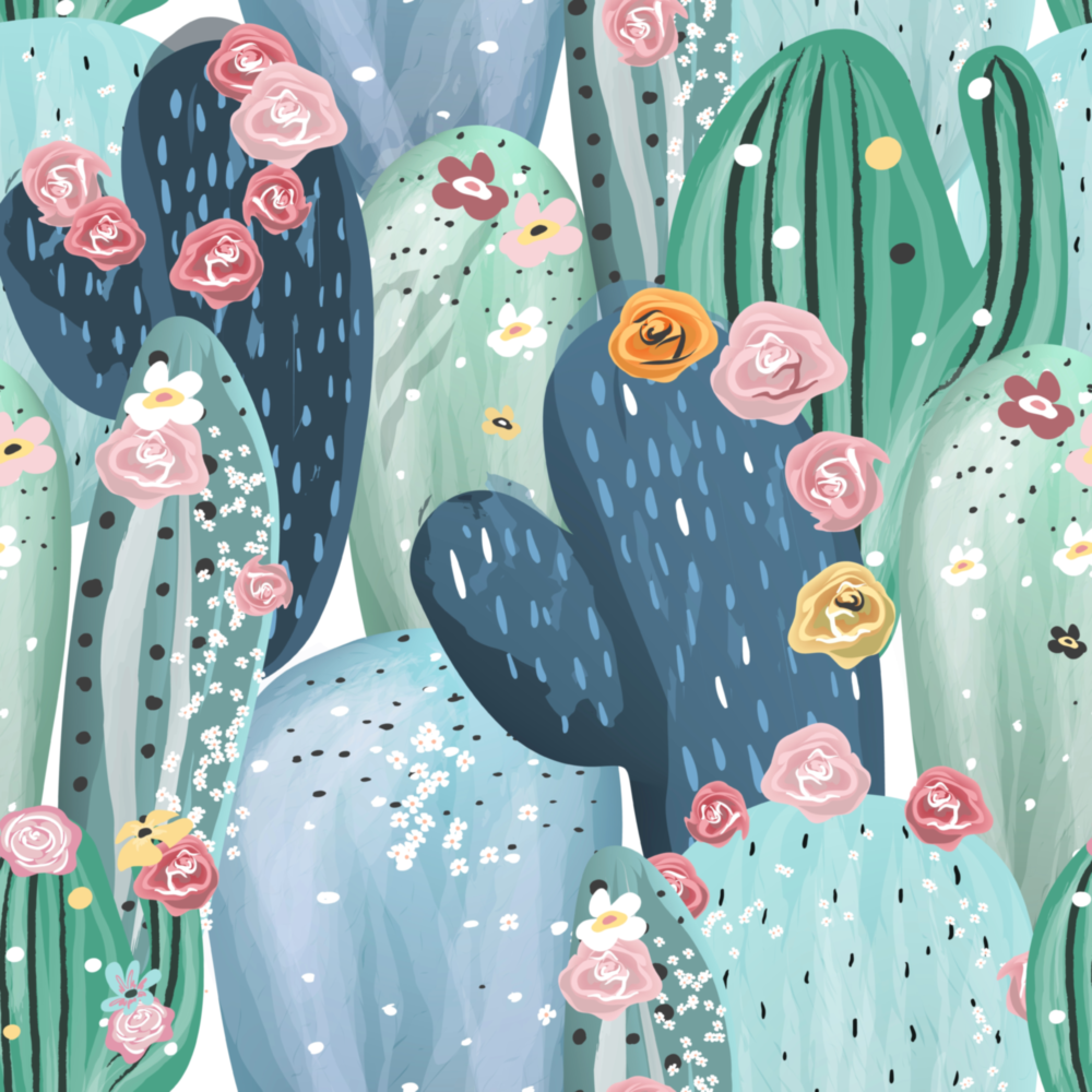 Cactus Glass Wall Art