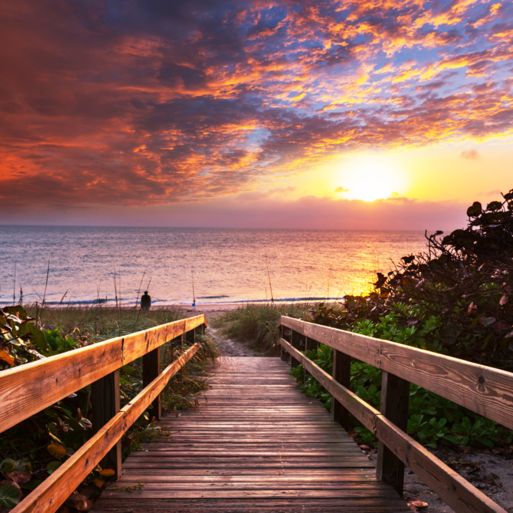 Sea Landscape Glass Wall Art