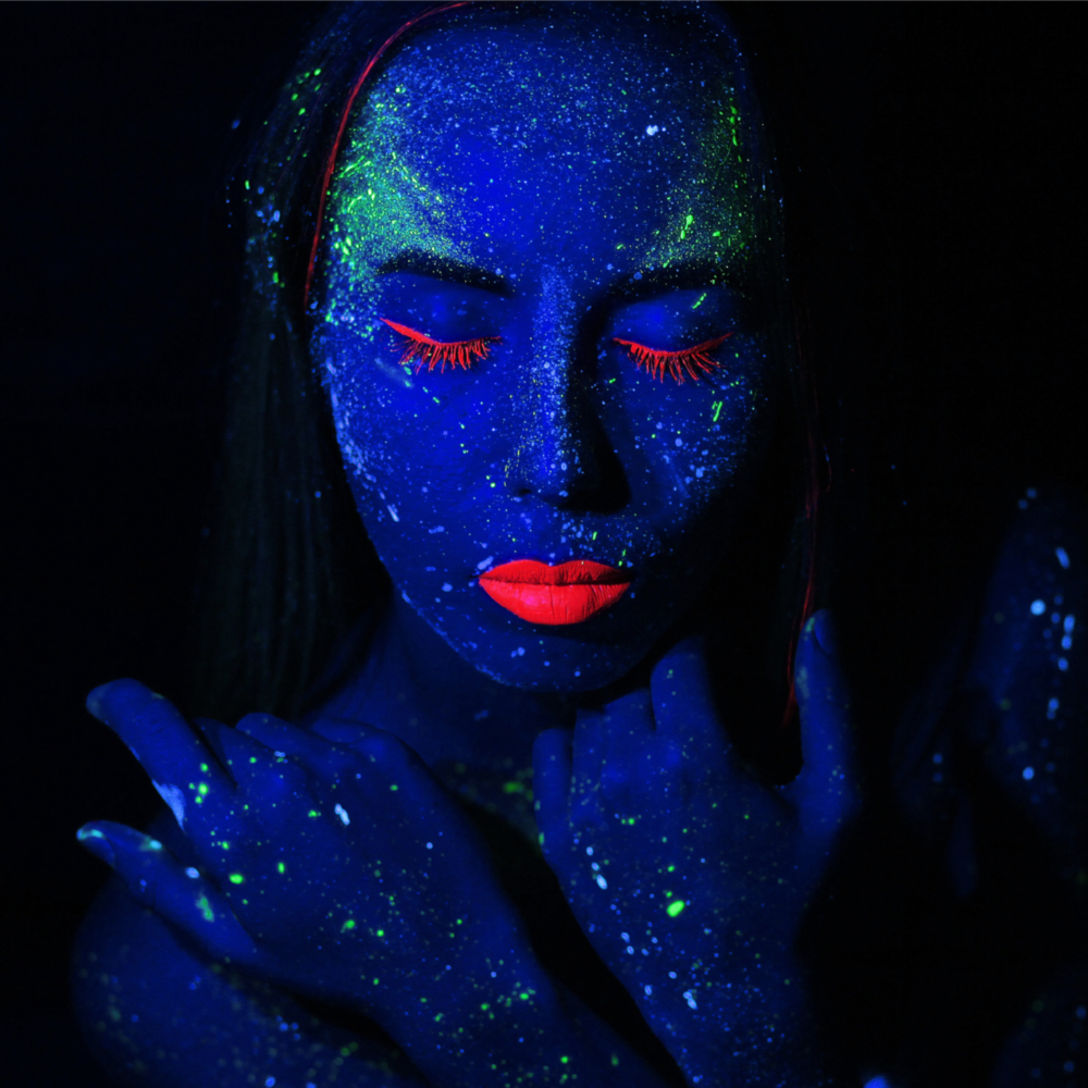 Arte della parete di vetro Ritratto donna