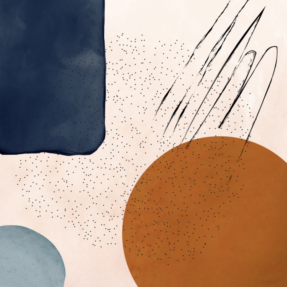 Arte della parete di vetro Forme astratte