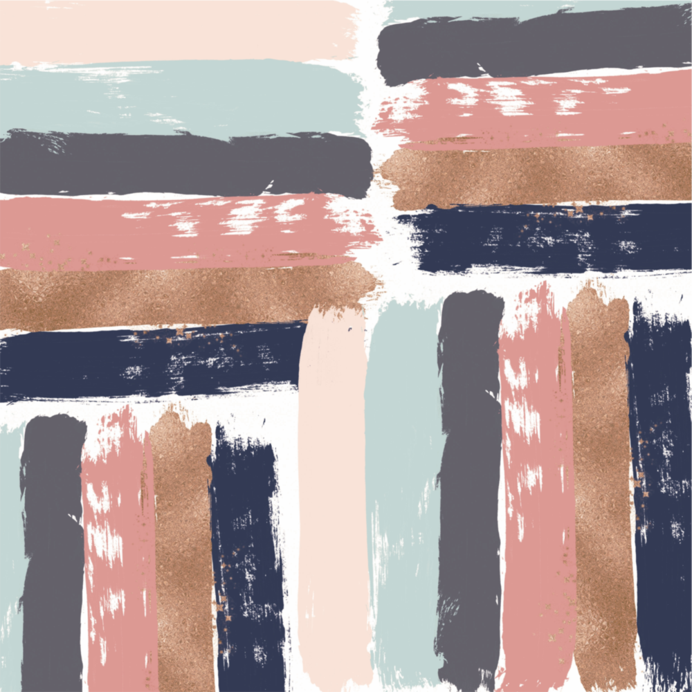 Arte de pared de vidrio de Segni di pennello