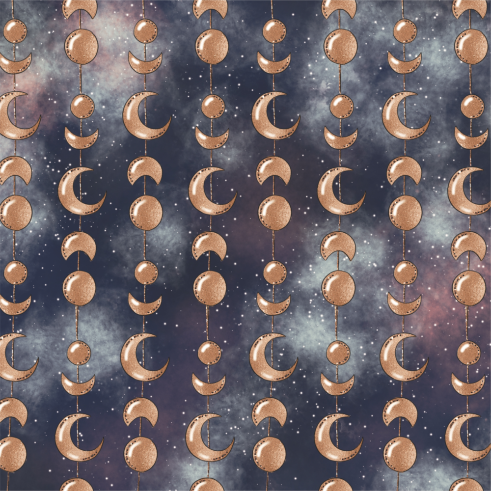 Arte de pared de vidrio de Frasi di luna