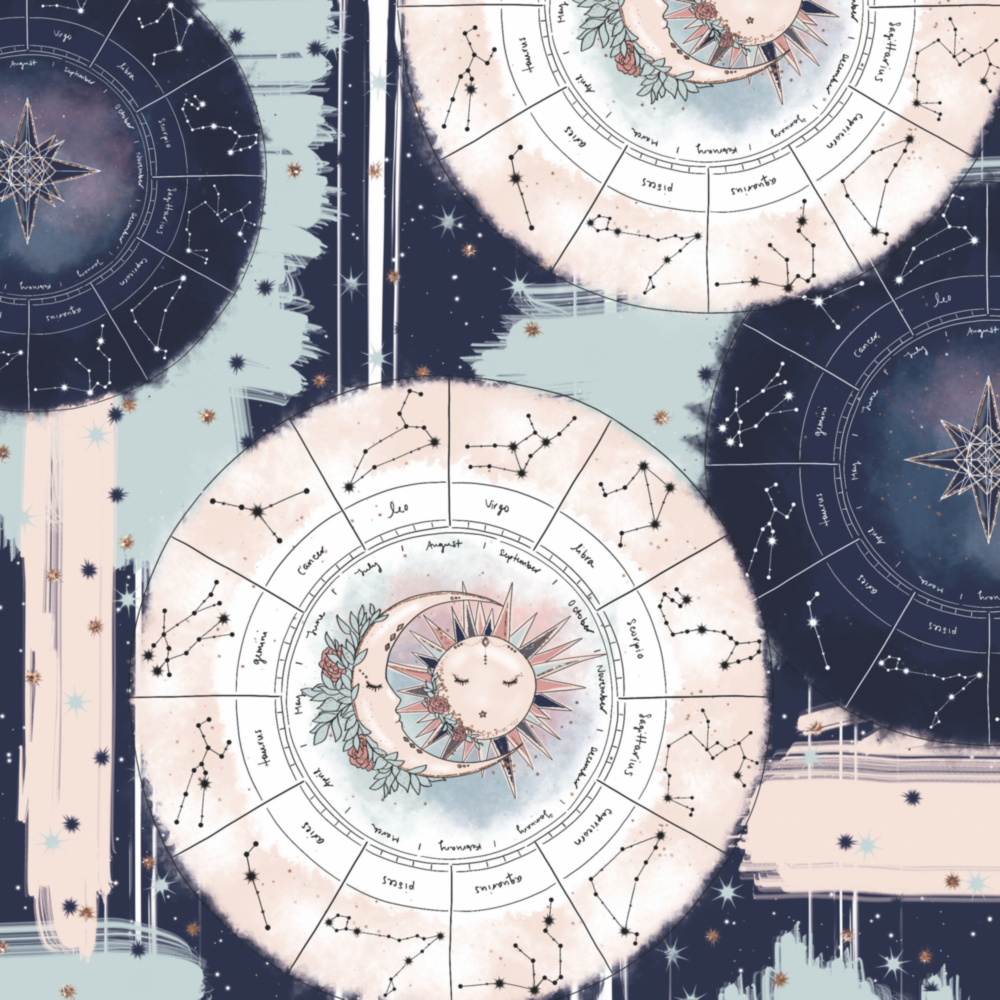 Arte de pared de vidrio de Oroscopi