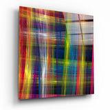 Glasbild Bunte Akzente - 40x40 cm