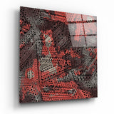 Cuadro de cristal Columnas - 40x40 cm