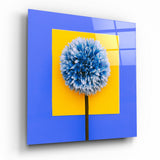 Quadro in vetro Portamento dell'ortensia - 40x40 cm