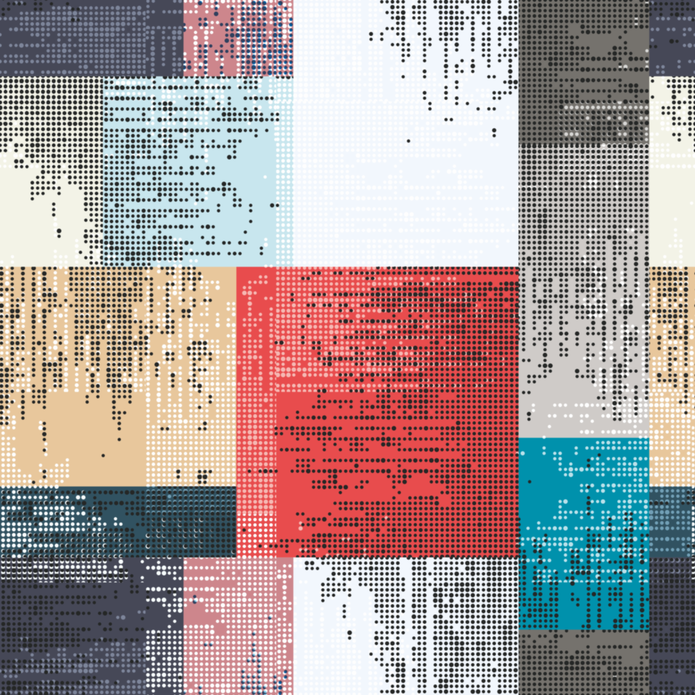 Arte della parete di vetro Patchwork