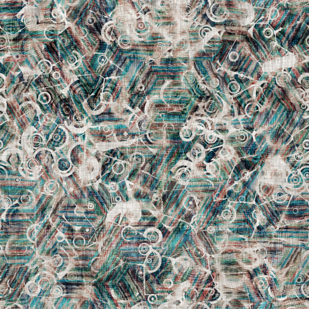 Mystery of Shapes Glass Wall Art