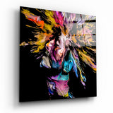Hidden Silhouette Glass Wall Art - 40x40 cm
