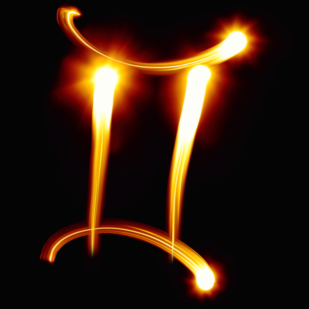 Horoscopes - Gémeaux Impression Sur Verre