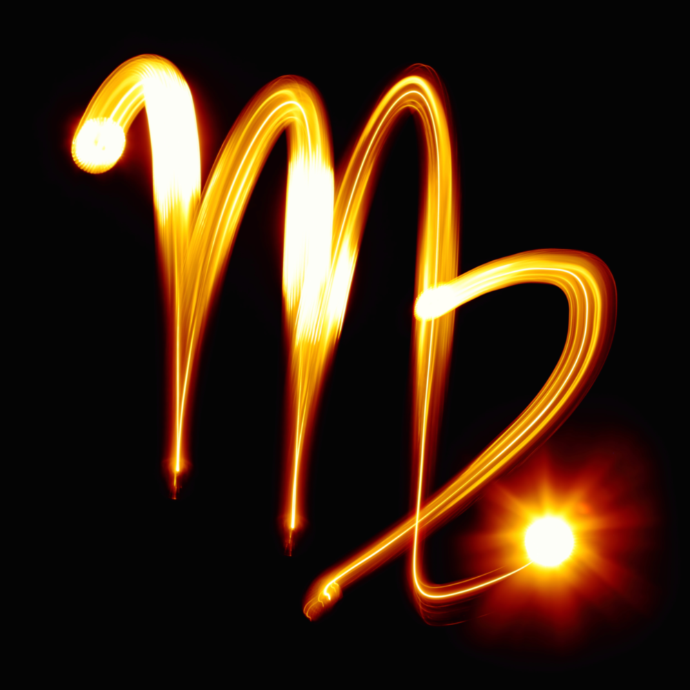 Arte de pared de vidrio de Oroscopi - Vergine