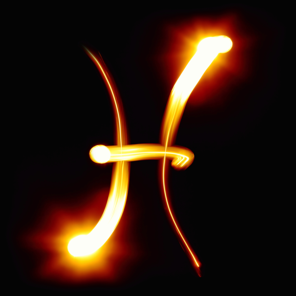 Horoscopes - Poissons Impression Sur Verre