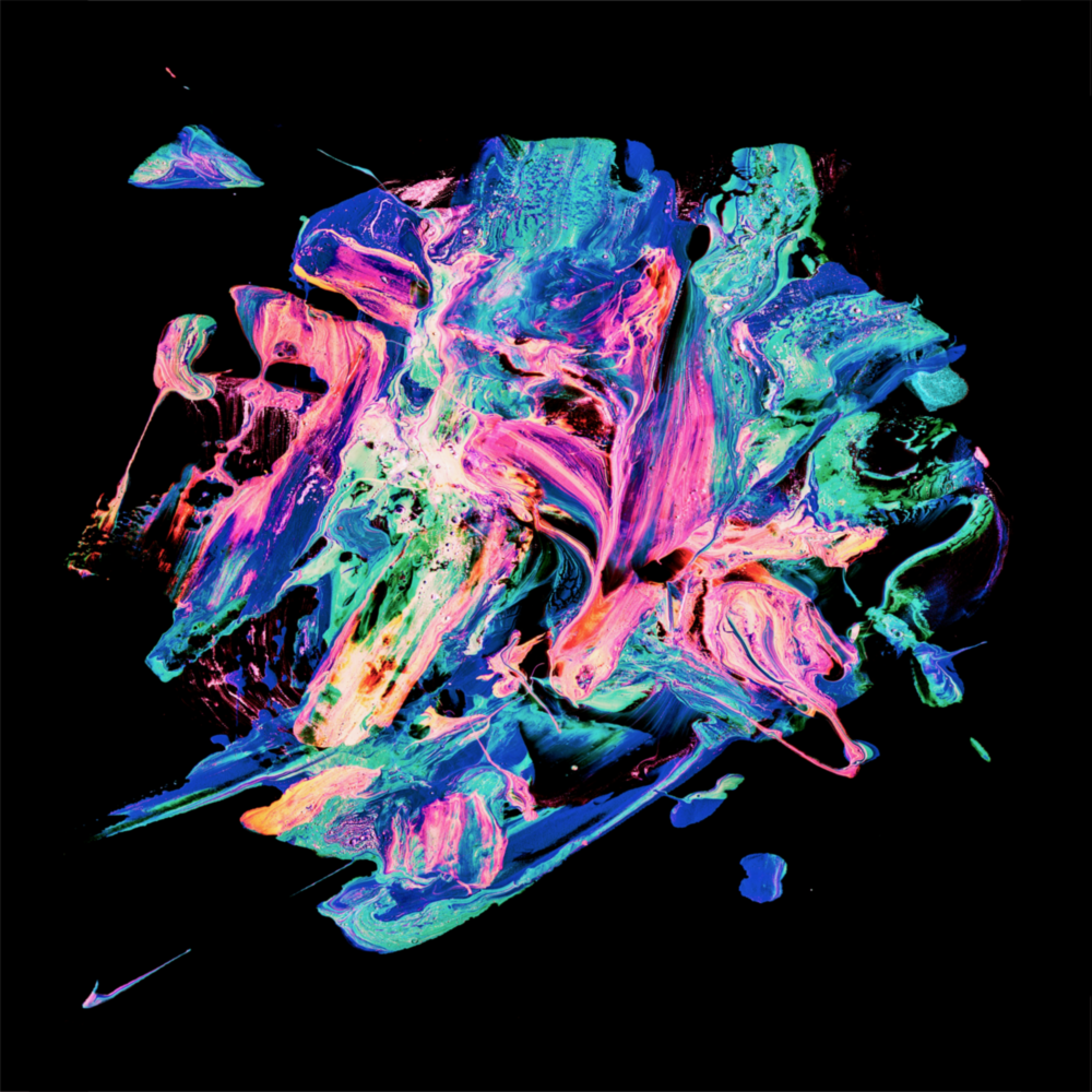 Arte de pared de vidrio de Baile de colores