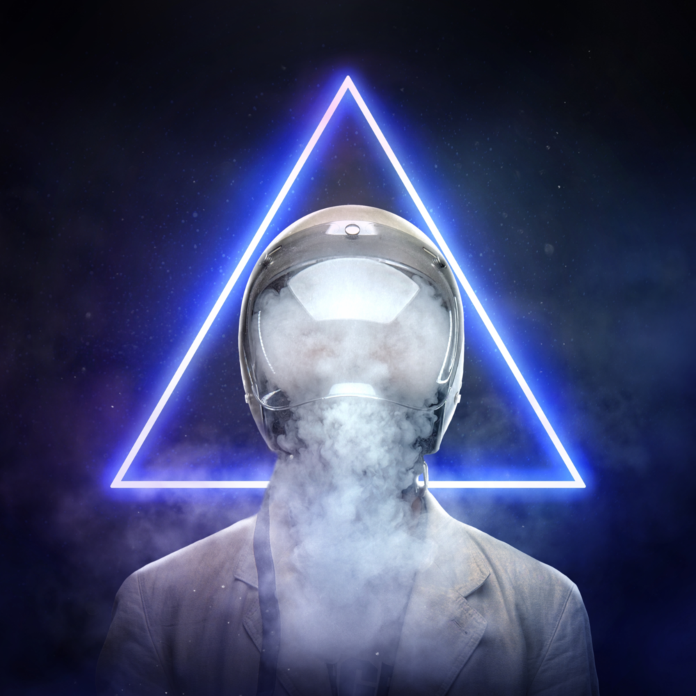 Geometric Thoughts Glass Wall Art