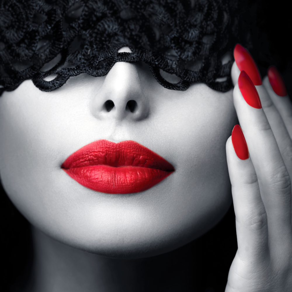 Arte della parete di vetro Il fascino del rosso