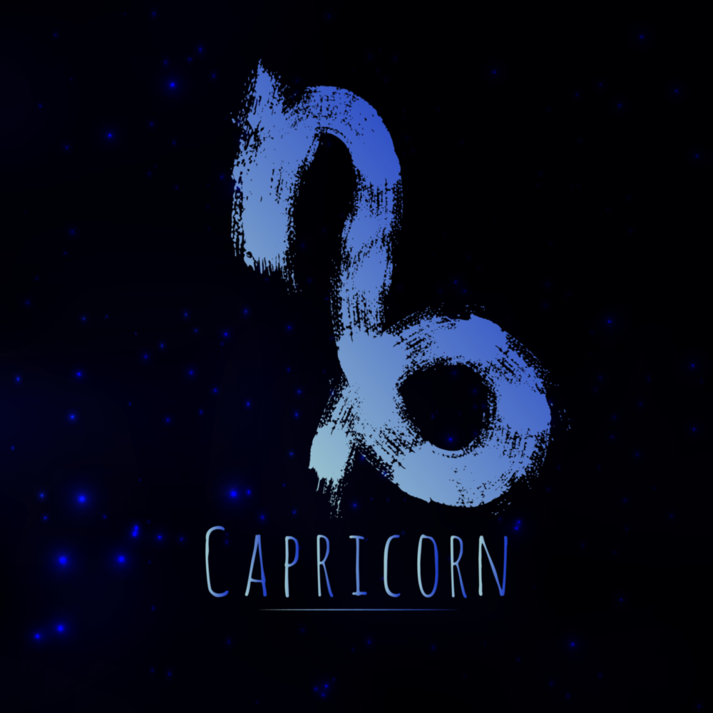 Arte de pared de vidrio de Oroscopi - Capricorno