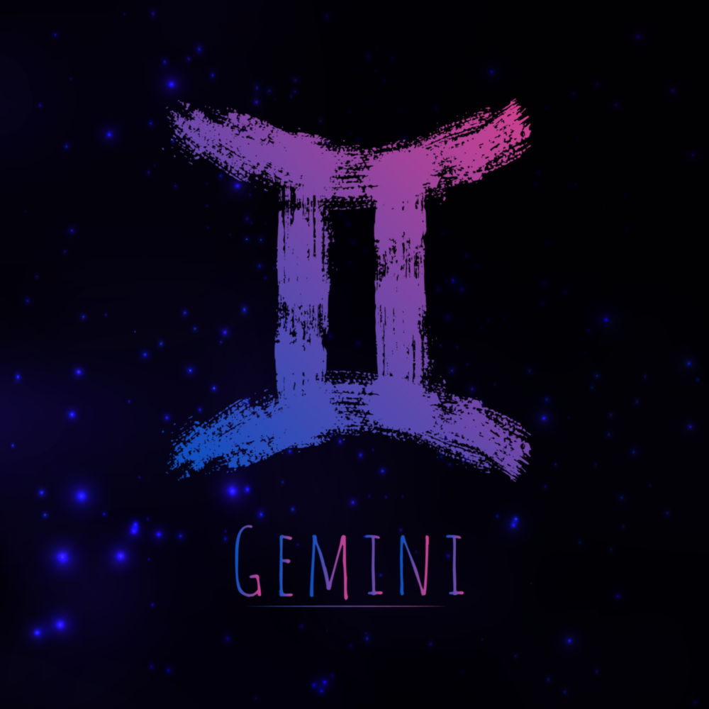 Arte de pared de vidrio de Oroscopi - Gemelli