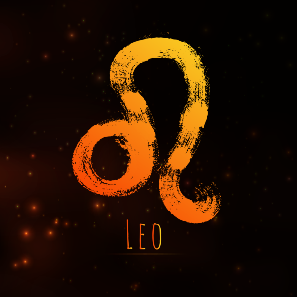 Arte de pared de vidrio de Oroscopi - Leo