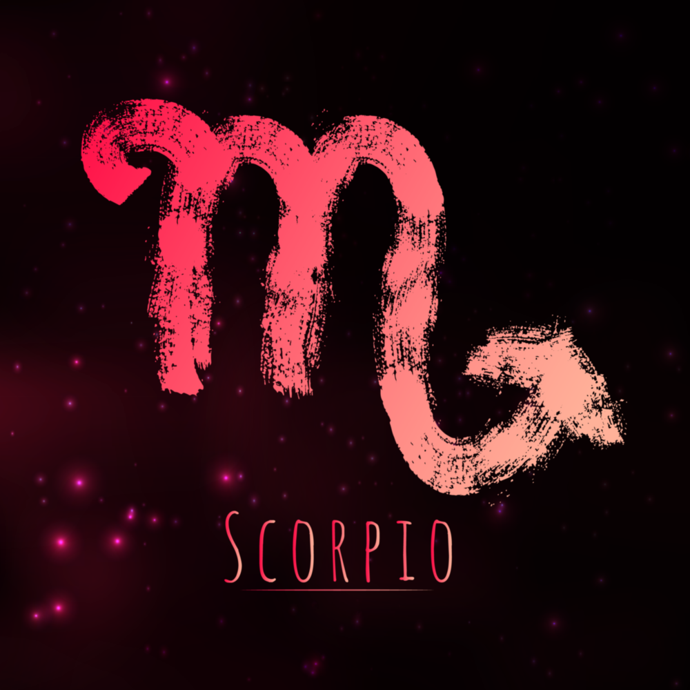 Arte de pared de vidrio de Oroscopi - Scorpione