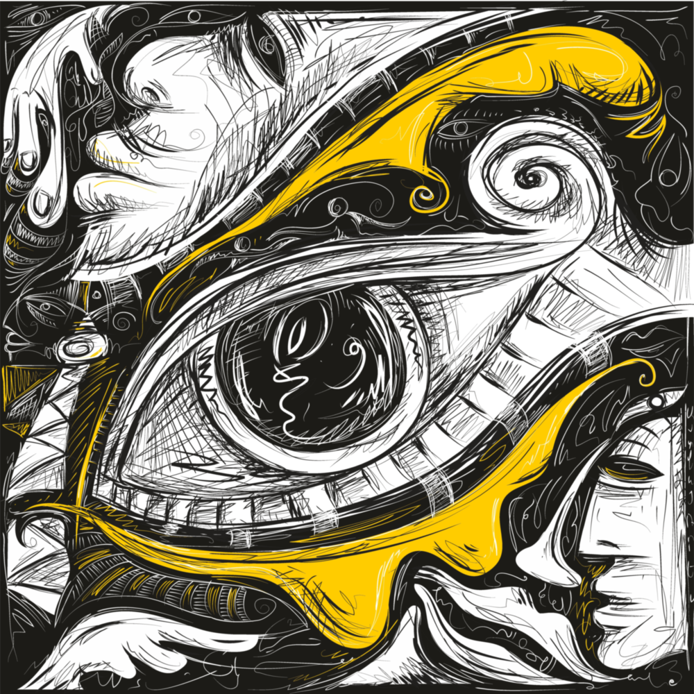 Tu es dans mon œil Impression sur verre