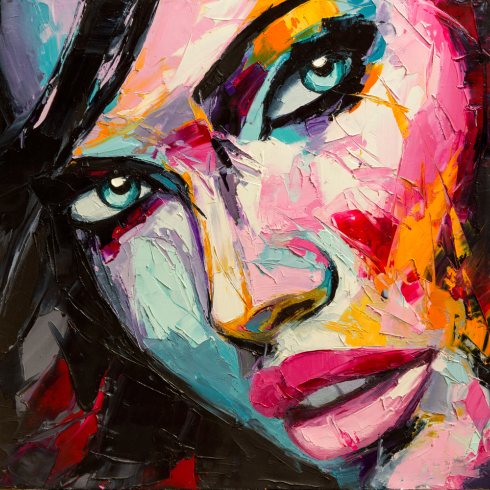 Arte della parete di vetro Da donna