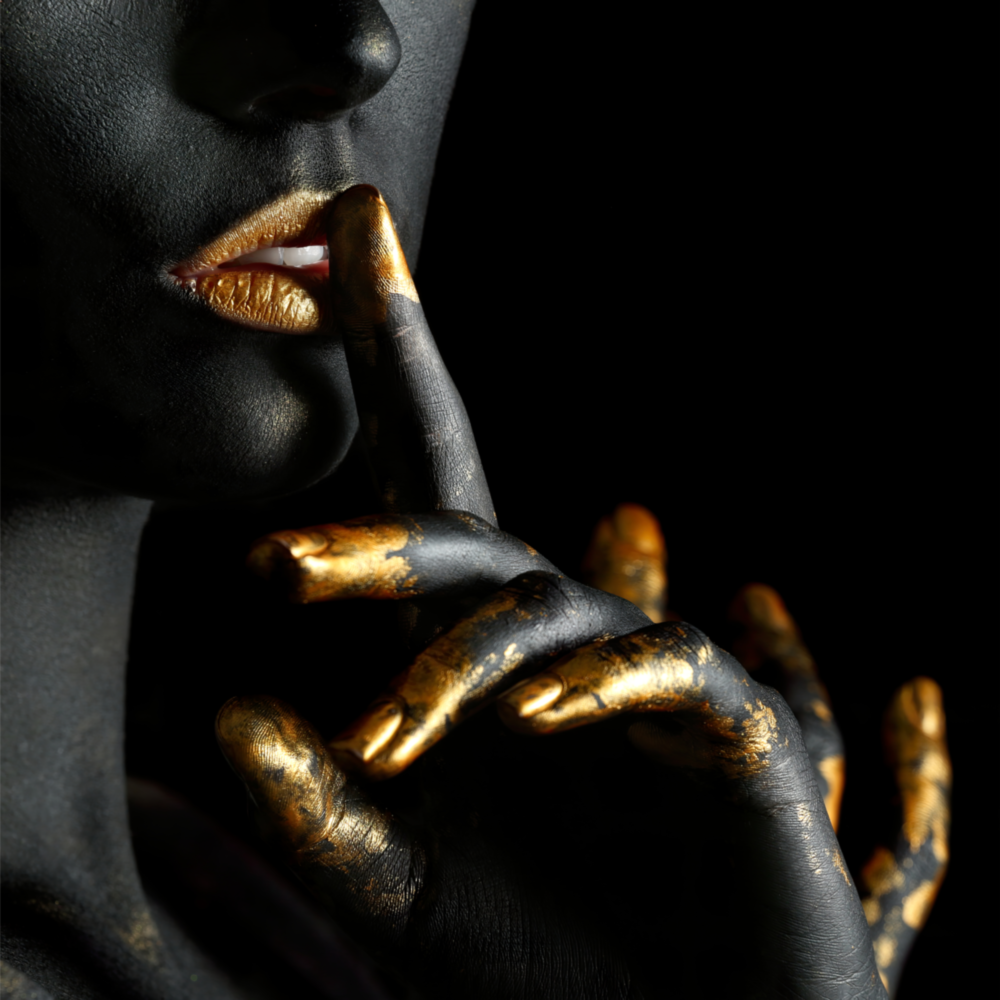 Le silence Impression sur verre