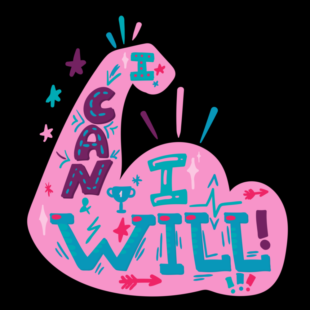 “I Can I Will” Glass Wall Art