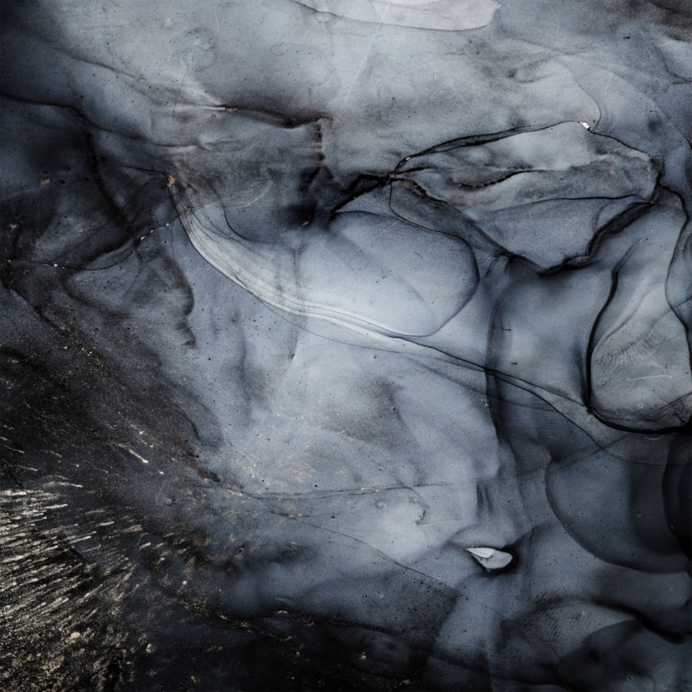 Art abstrait sur verre