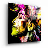 Tableau en verre Thought Generation - 40x40 cm