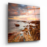 Cuadro de cristal Color of the Sun - 40x40 cm