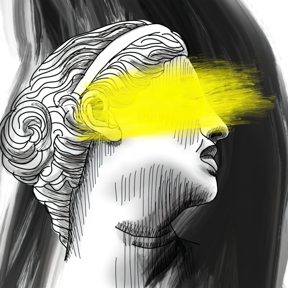 Uncertain Direction Glass Wall Art