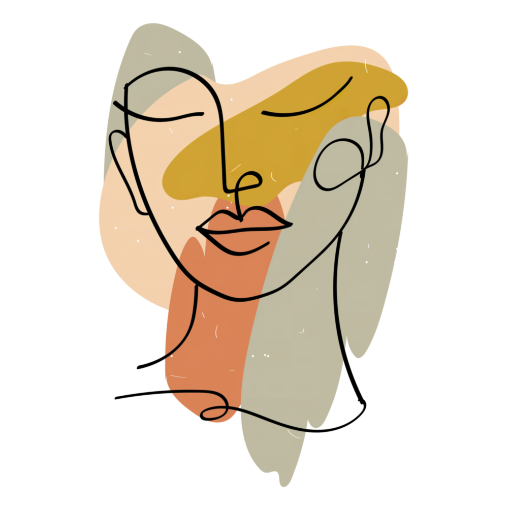 Lignes abstraites Impression sur verre