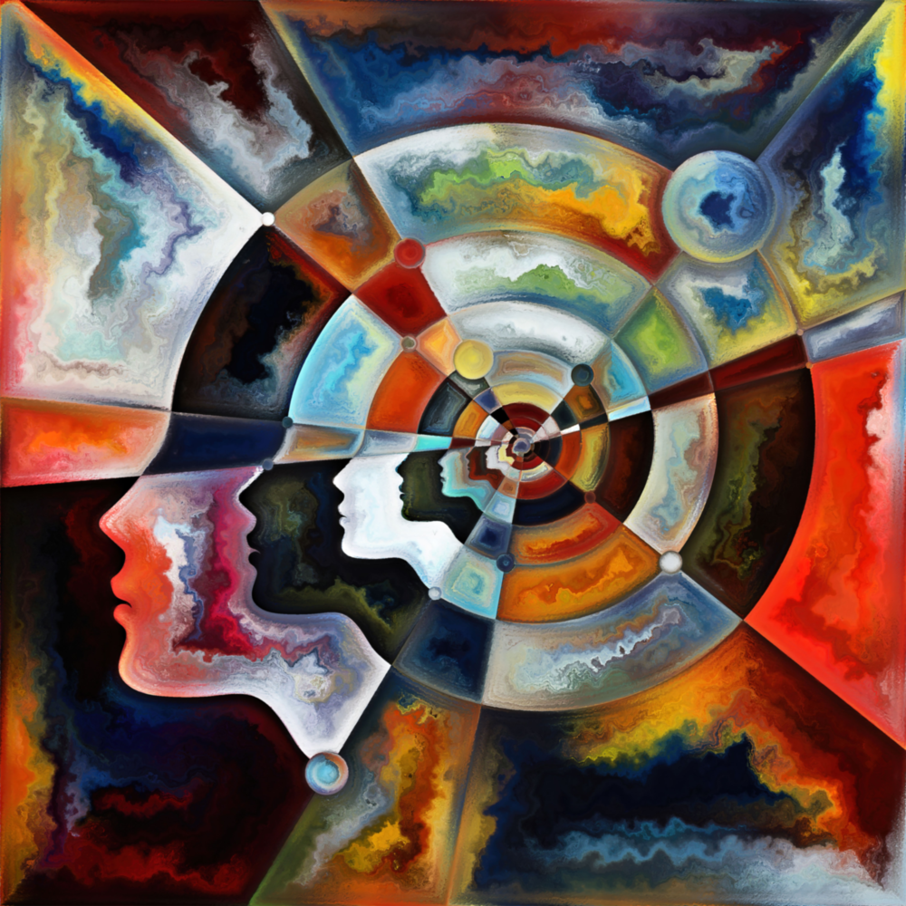 Meditation Glass Wall Art