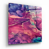 Glory of Pink Glasbild - 40x40 cm