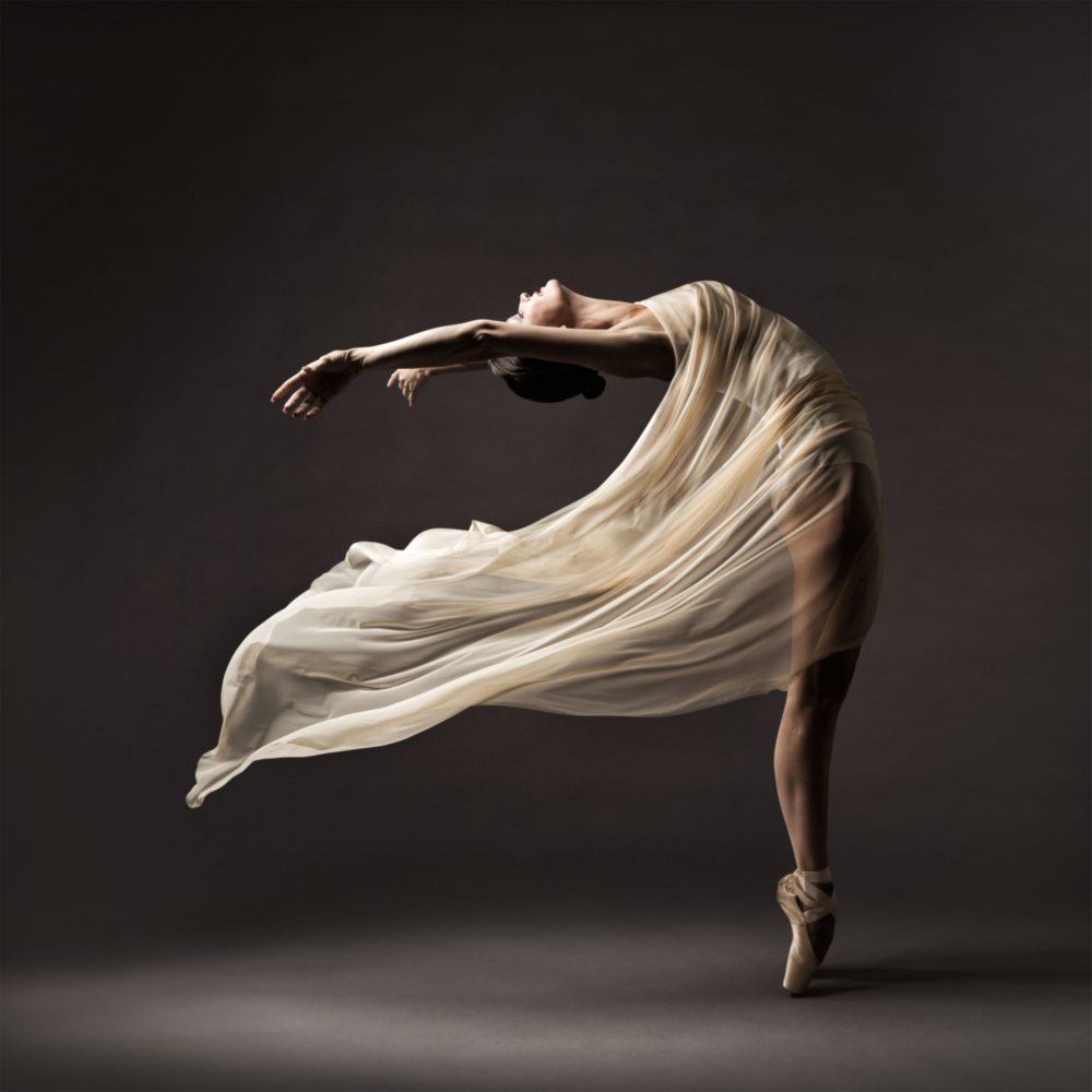 Ballerine Impression sur verre