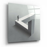 Quadro in vetro Dead End - 40x40 cm