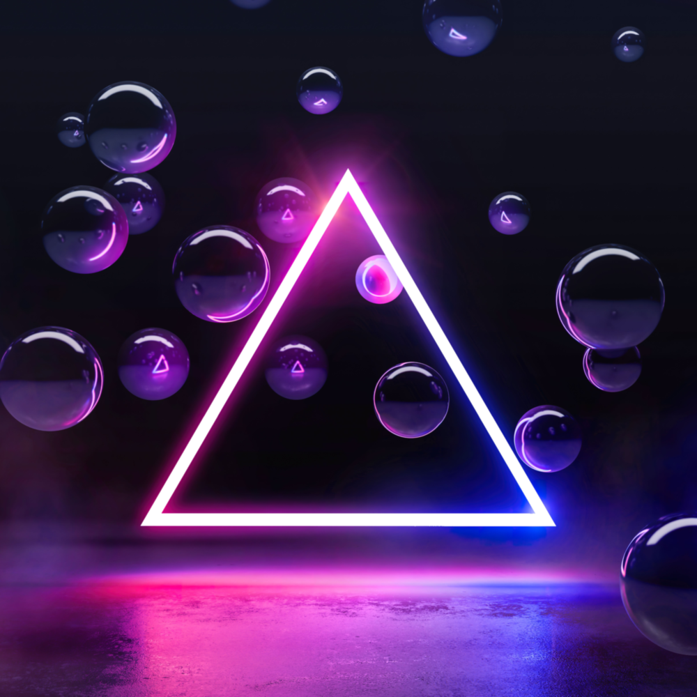 Triangle Impression sur verre