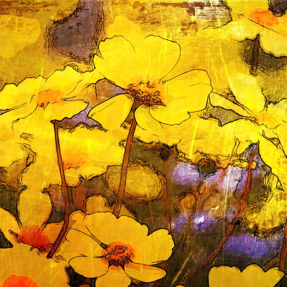 Fleurs Impression sur verre