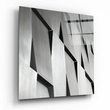 Abstraction moderne Tableau en verre - 40x40 cm