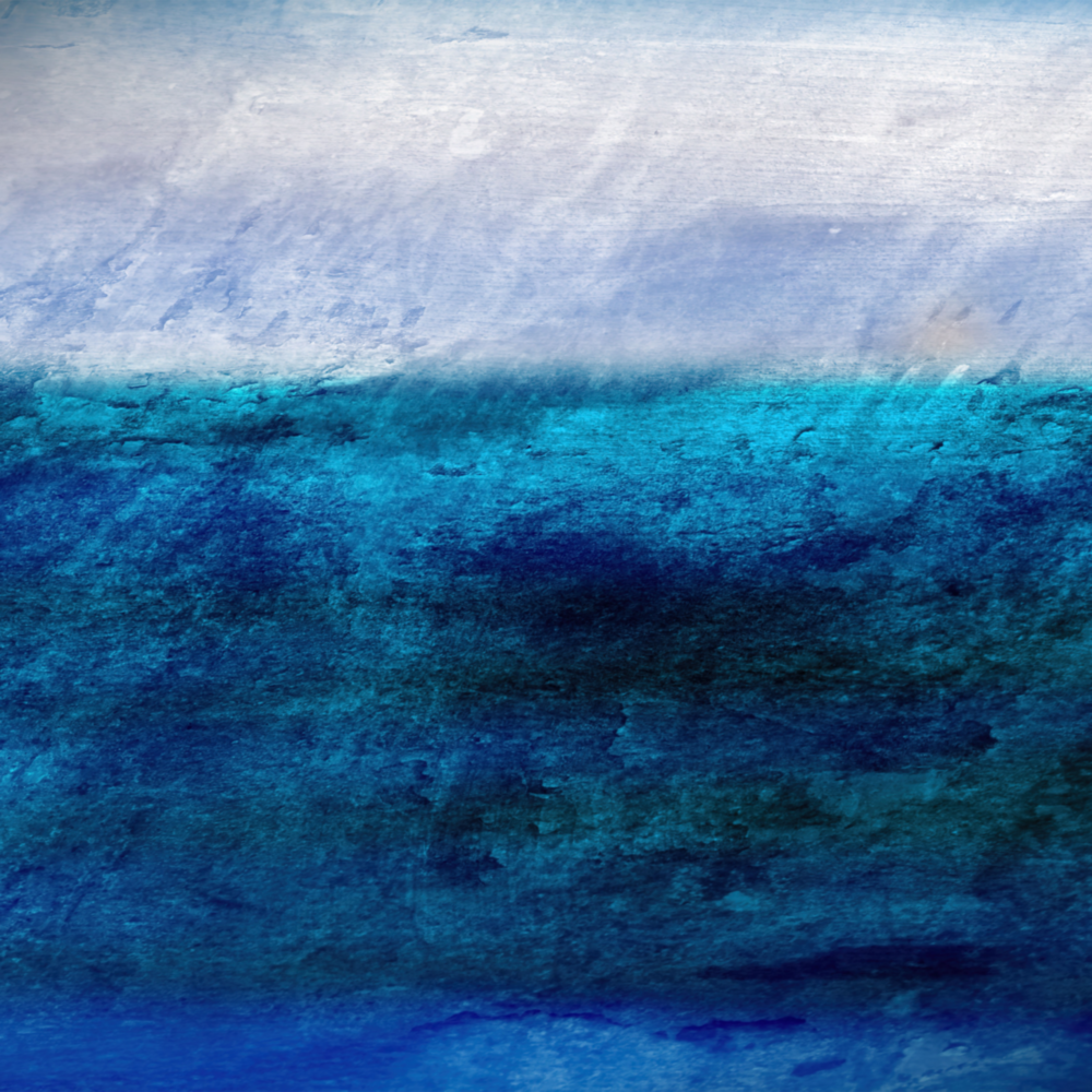 Arte della parete di vetro Sfumature di blu