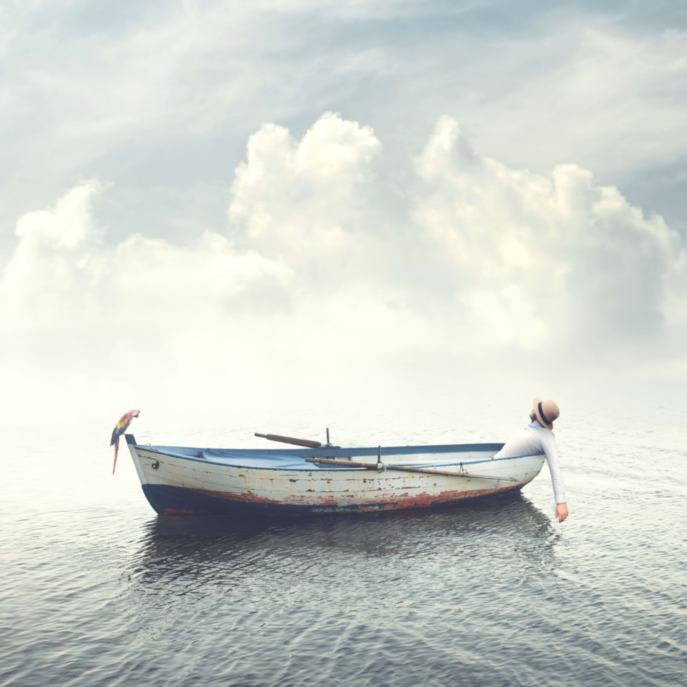 Marin Impression sur verre