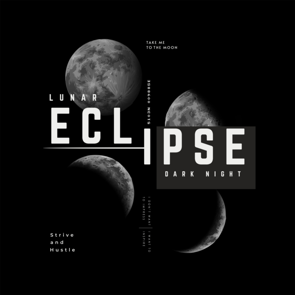 Arte de pared de vidrio de Eclipse