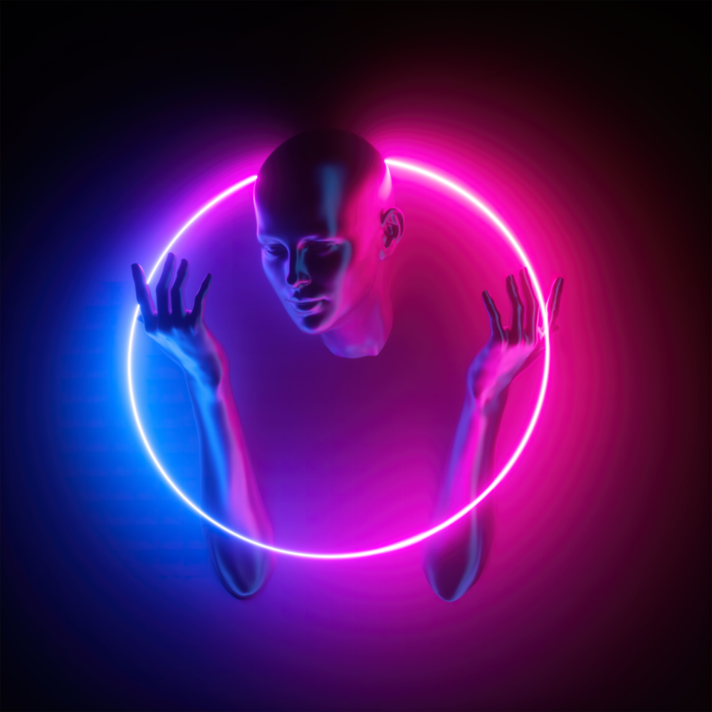 Arte de pared de vidrio de Límites