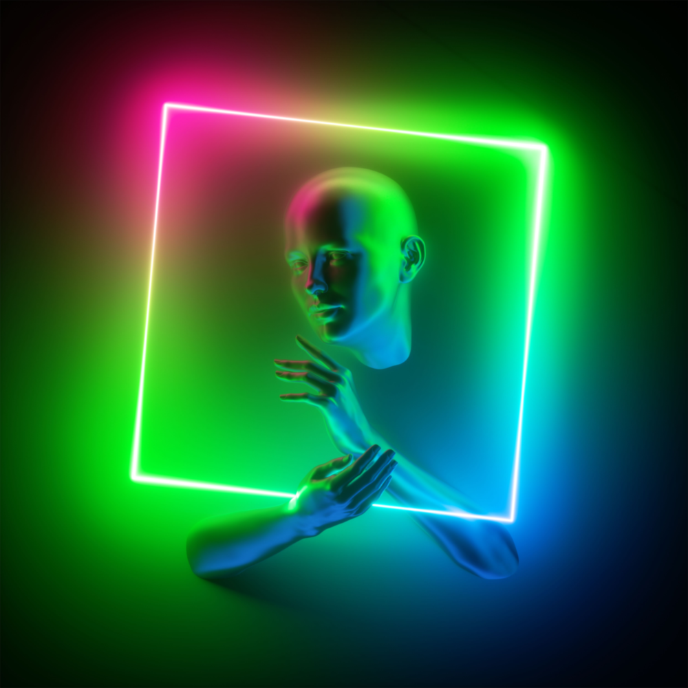 Arte de pared de vidrio de Límites